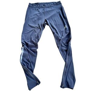 Adidas Womens Blue ClimaCool Running Pants Women’s Large Athleisure Pants Sz L